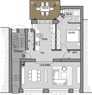 Grundriss Altenwoogstraße 13 - Wohnung 1 - EG