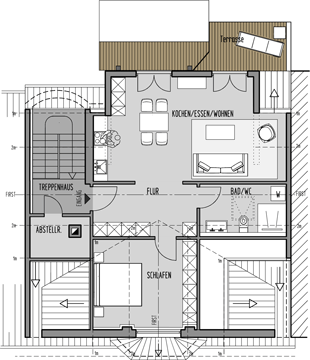 Grundriss Altenwoogstraße 13 - Wohnung 4 - DG